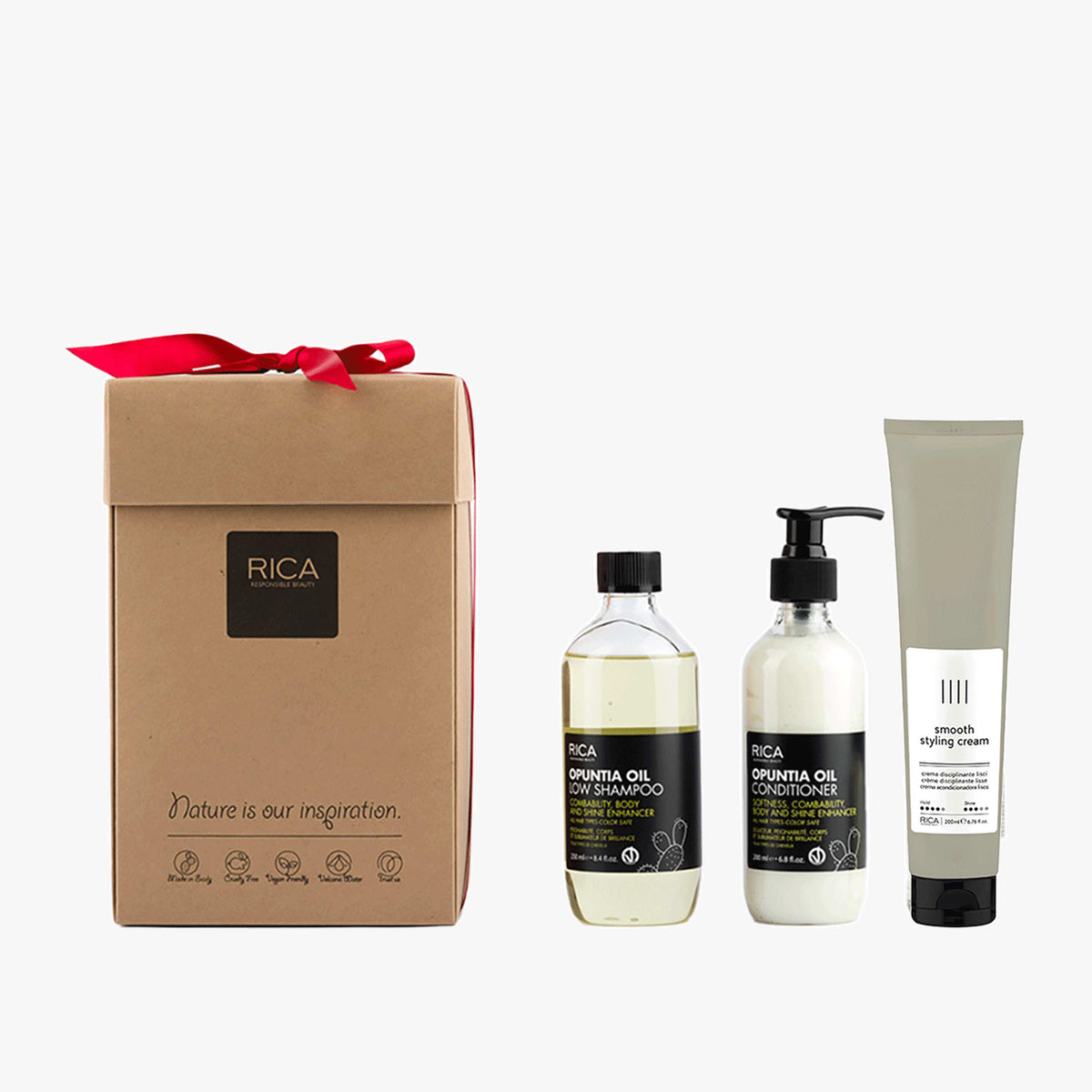 Gift Box Opuntia Oil - Anti-frizz e brillantezza